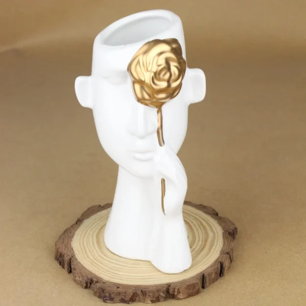 Elegant White & Gold Accent for Timeless Interior Styling