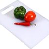 Textured White Chopping and Cutting Board with Handle