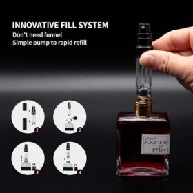 Travel Refillable Perfume Spray Bottle 5ml, Black