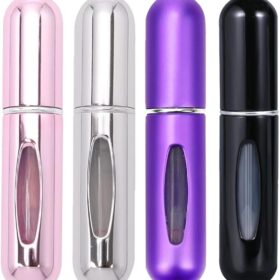 Portable Travel Spray Bottles with Visible Window Leakproof & Easy Refill
