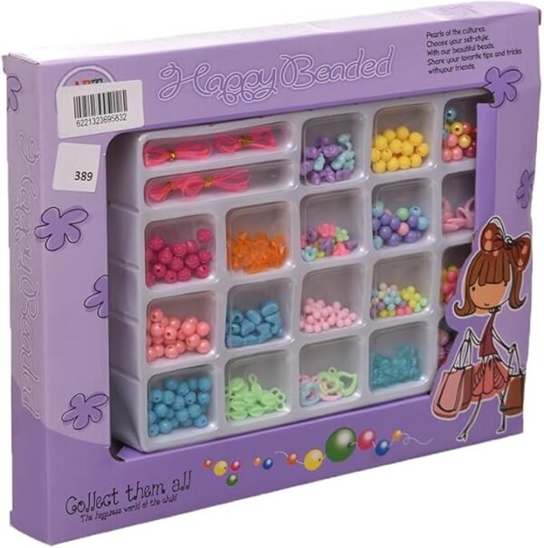 Vibrant Multi-Colour Plastic Beads Perfect for Kids' Fashion Accessories