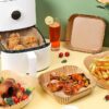 Non Stick Round Air Fryer Liner Sheets Disposable for Clean & Easy Cooking