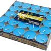 Blue Tealight Candles Set of 25 Unscented Votive Candles