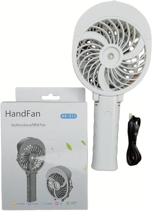 Portable Handheld Misting Fan Cooling Spray Fan for Hajj & Outdoor Heat Relief - Image 4