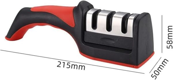3 in 1 Handheld Knife & Scissor Sharpener Fast 3 Stage Blade Sharpener - Image 2