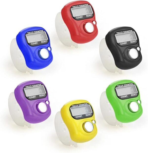 Digital Finger Tally Counter 5 Digit LCD Display with Reset Button for Counting, Golf, Knitting & More - Image 2