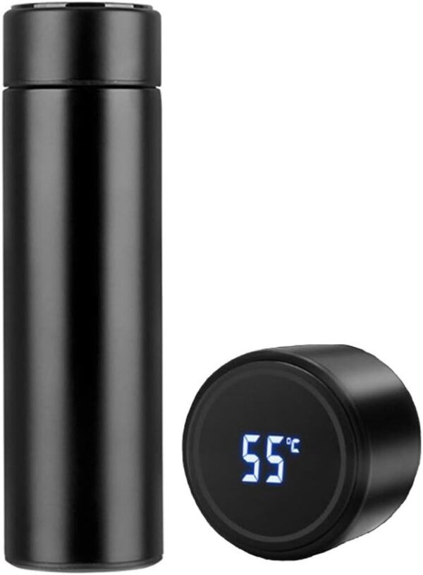Smart LED Temperature Display Water Bottle Vacuum Insulated Stainless Steel Travel Mug - Image 5