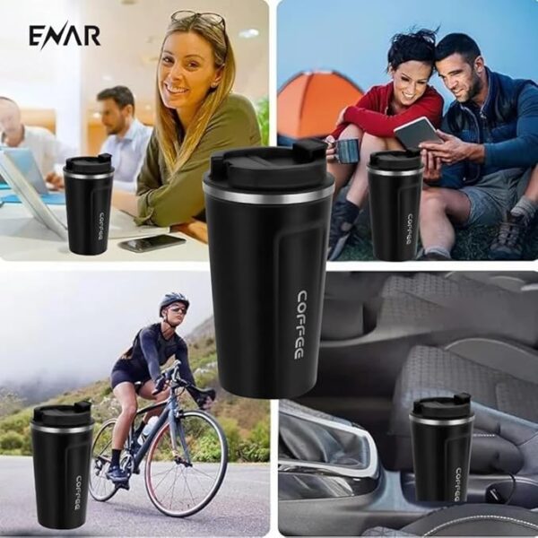 Travel Coffee Mug 510ML Leak Proof Insulated Cup - Image 4