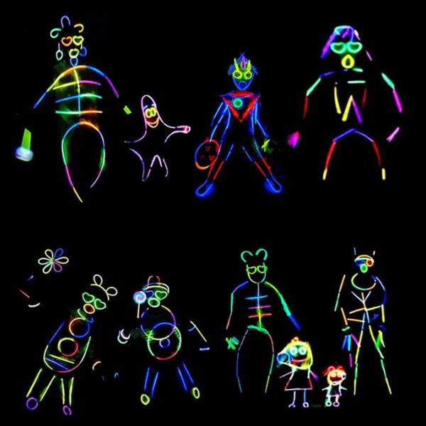 Glow Burst Party Sticks 100 Pack of Colourful Fun - Image 4