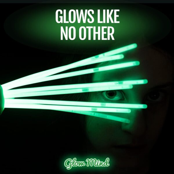 100 Pack Ultra Bright Glow Sticks Bracelets & Necklaces Party Kit - Image 3