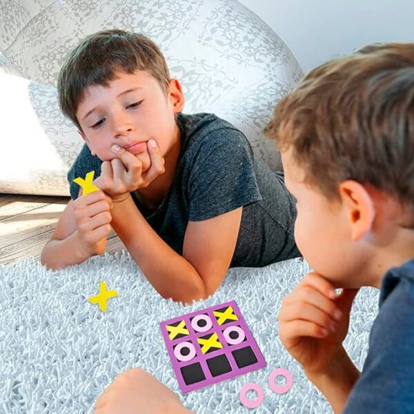 ColorPop Foam Tic Tac Toe Classic Strategy Game for Kids & Family Fun