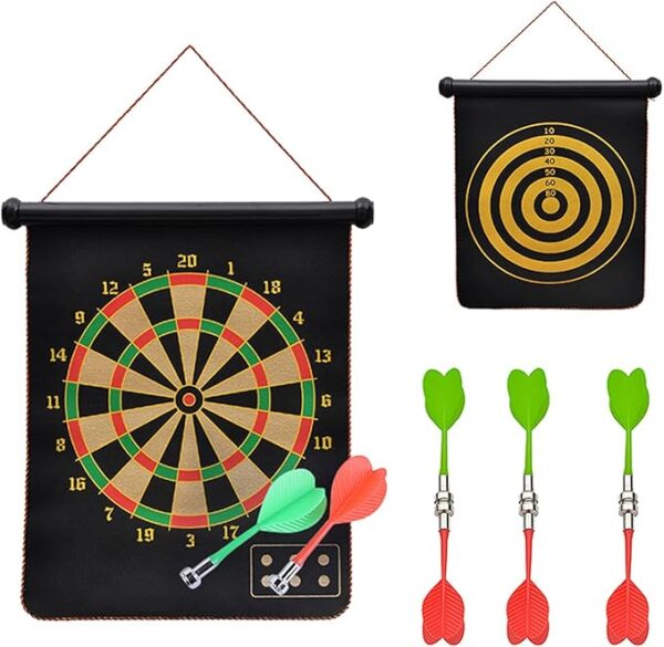 Dual Sided Magnetic Dart Game Set - Image 3