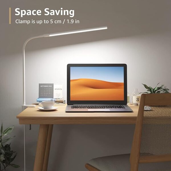 LED Desk Lamp Flexible & Dimmable Light for Study, Work & Reading