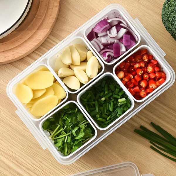 Fresh Keeper 6 Grid Herb & Veggie Saver Box - Image 4