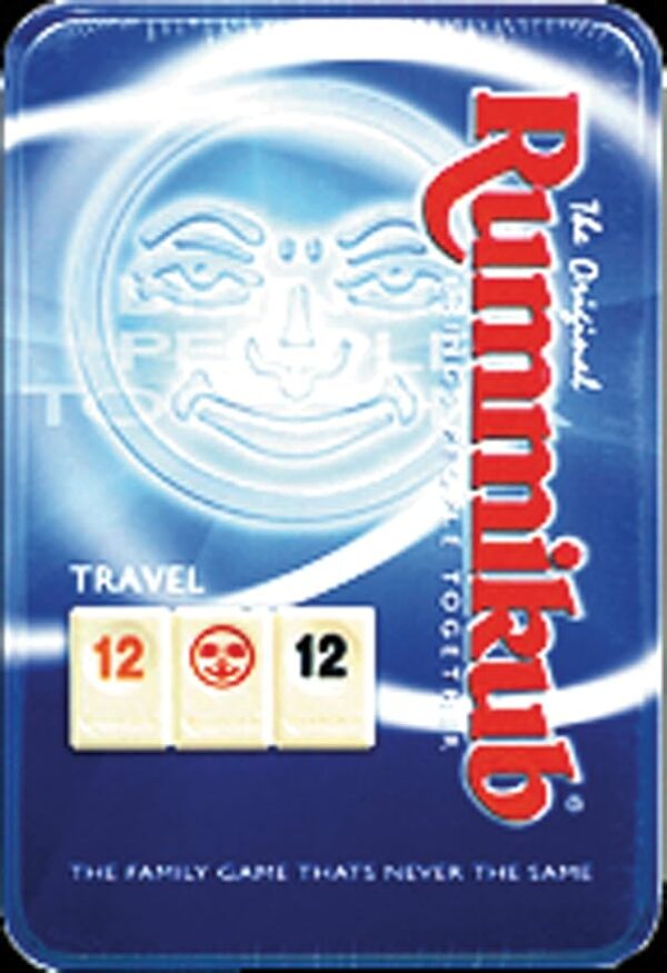 Rummikub Travel Edition Compact Strategy Game in Metal Case - Image 3